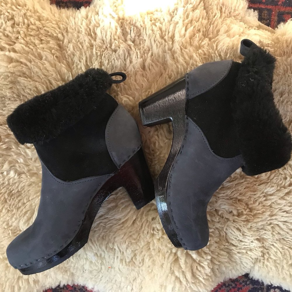 NO 6 Shearling Lined Clogs